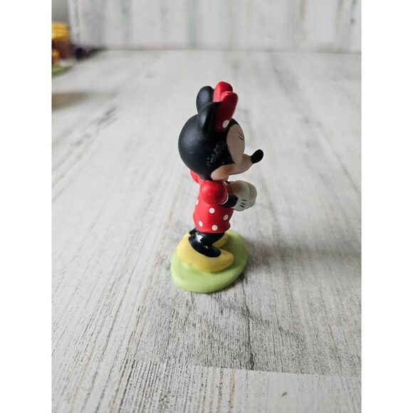 Porcelain Minnie mouse figurine polka dot dress Disney vintage - Picture 5 of 7